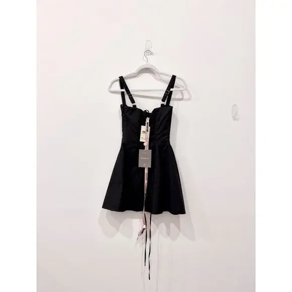 NWT House of CB Carlotta Sleeveless Corset Babydoll Mini Dress